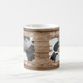 ファーストファーズデイニューダッドベビーフォトウ素朴ッド コーヒーマグカップ (中央)