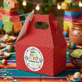 ファーストフィエスタカラフルメキシカン1歳の誕生日パーティー フェイバーボックス