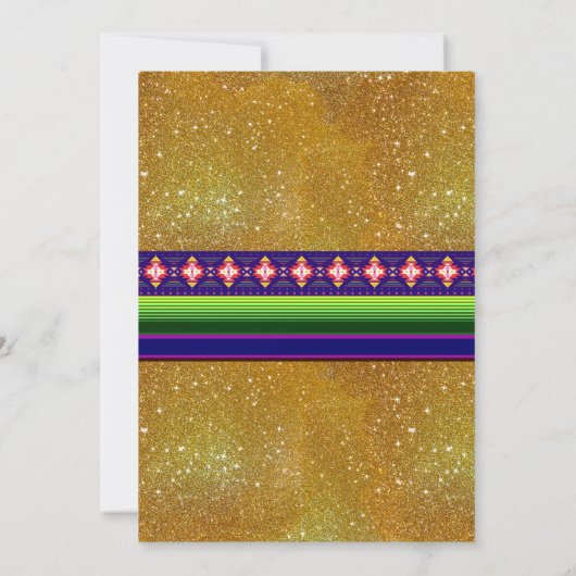 ファーストフィエスタシャーロボーイ誕生日招待状 招待状 (裏面)