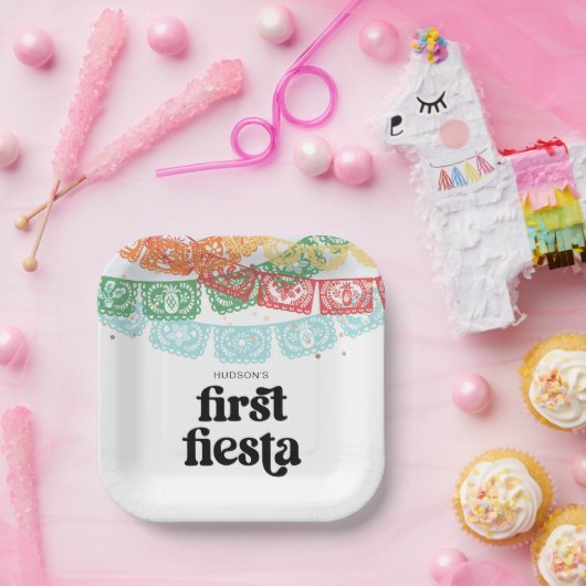 ファーストフィエスタバースデーパーティープレート ペーパープレート (パーティー)