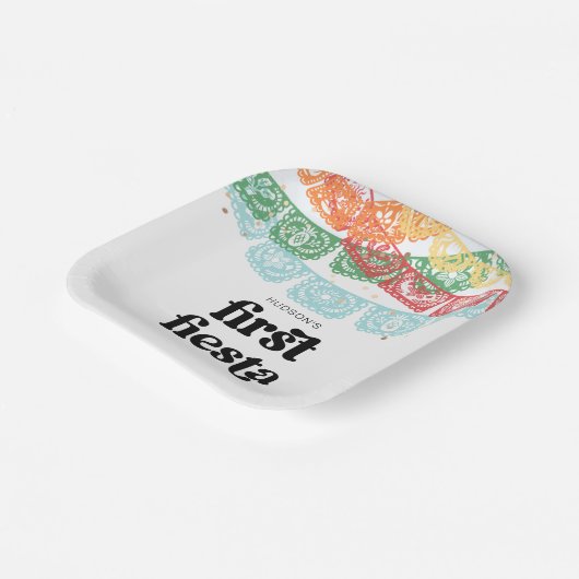 ファーストフィエスタバースデーパーティープレート ペーパープレート (傾斜あり)