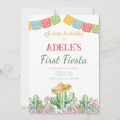 ファーストフィエスタ誕生日招待状フィエスタ招待状 招待状 (正面)