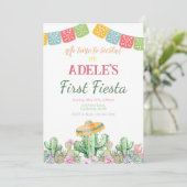 ファーストフィエスタ誕生日招待状フィエスタ招待状 招待状 (スタンド正面)