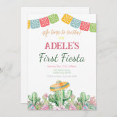 ファーストフィエスタ誕生日招待状フィエスタ招待状 招待状 (正面/裏面)