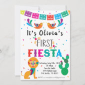 ファーストフィエスタ誕生日招待状 招待状 (正面)