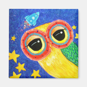 ファーストフクロウ宇宙 マグネット
