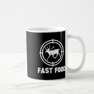 ファーストフードおもしろい鹿狩りハンターギフト コーヒーマグカップ