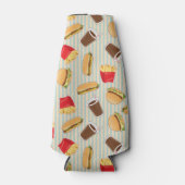 ファーストフードのパターン2 ボトルクーラー (正面)