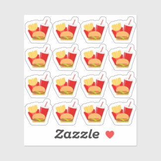 ファーストフードナイトシェートデイテイクアウトミールプランナー シール