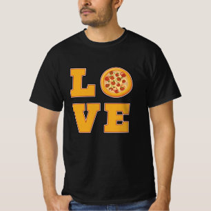 ファーストフードバーガーおもしろいチーズピザギフト食べアイディア Tシャツ