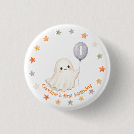 ファーストブーゴースト|ハロウィン 初めての誕生日 缶バッジ