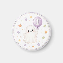 ファーストブー・ゴースト|ハロウィン・ファーストバースデー マグネット