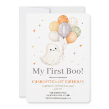 ファーストブー・ホラー幽霊｜ハロウィン 初めての誕生日