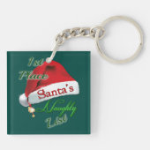 ファーストプレイスサンタズリいけなストホリデーキーチェーン キーホルダー (裏面)