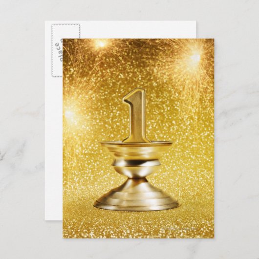 ファーストプレイストロフィー ポストカード (正面/裏面)