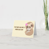 ファーストベビー親ブートキャンプユーモア新しい親のための カード (正面)