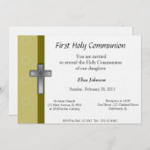 ファーストホリーコミュニオン招待状 招待状 (正面/裏面)