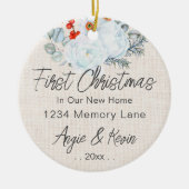 ファーストホームクリスマスキープサケオーナメント セラミックオーナメント (正面)