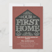 ファーストホームハウスウォーミングパーティー 招待状 (正面)