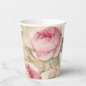 ファーストホーリーカスタムコミューン金ゴールドカラーバラ 紙コップ (左)