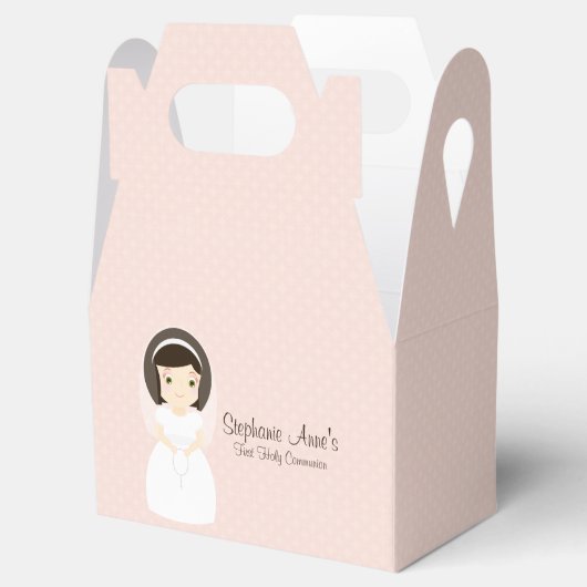 ファーストホーリーコミュニオンブルネットガール フェイバーボックス (オープン)