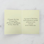 ファーストホーリーコミュニオンホストチャリスヴィンテージバラ シーズンカード (内部)