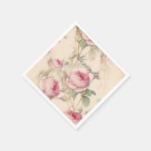ファーストホーリーコミュニョカスタムンシルバーカラーバラ スタンダードカクテルナプキン (角)