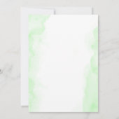 ファーストホーリーコミューニオングリーンアジサイフローラ 招待状 (裏面)