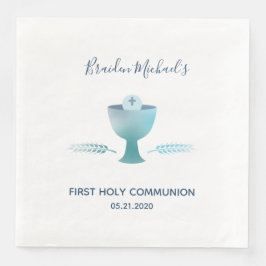 ファーストホーリーコミューニオンパーティー – ディナーナプキンカスタム,