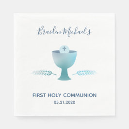 ファーストホーリーコミューニオンパーティー – ディナーナプキンカスタム, スタンダードランチョンナプキン
