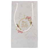 ファーストホーリーコミューニオンフローラ金ゴールドオーキズマーブル スモールペーパーバッグ (正面)