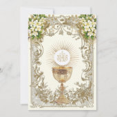 ファーストホーリーコミューンフローラ招待状 招待状 (正面)