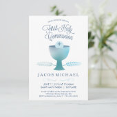 ファーストホーリーコミューン招待状ボーイズスモール招待状 招待状 (スタンド正面)