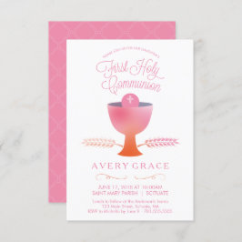 ファーストホーリーコミューン招待状 – ガールズ招待状 招待状