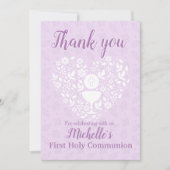 ファーストホーリーCCガールフラットサンキューカード サンキューカード (正面)