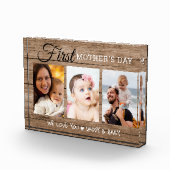 ファーストマザーズデーウッ素朴ド3フォトブロック フォトブロック (右)