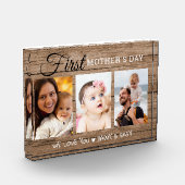 ファーストマザーズデーウッ素朴ド3フォトブロック フォトブロック (左)