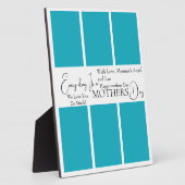 ファーストミニマルマザーズデイ写真コラージュ フォトプラーク (側面)