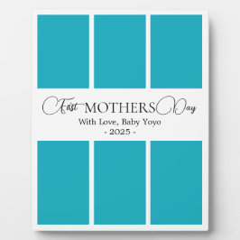 ファーストミニマルマザーズデイ写真コラージュ フォトプラーク