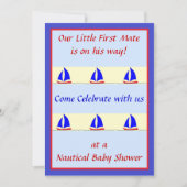 ファーストメイトシャワー招待状 招待状 (正面)