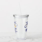 ファーストメイトメイド・オブ・オーナー（花嫁付き添い人）沿岸 アクリルタンブラー (左)