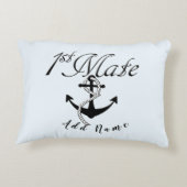 ファーストメイト（副船長）with アンカー アクセントクッション (裏面)
