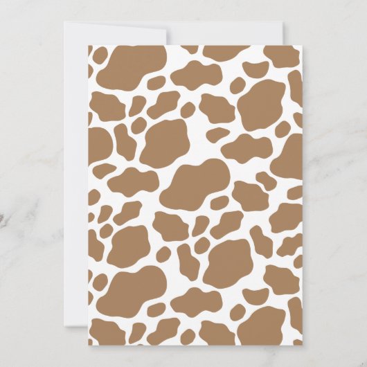 ファーストモダンロデオサザンカウボーイ誕生日 招待状 (裏面)