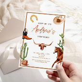 ファーストモダンロデオサザンカウボーイ誕生日 招待状