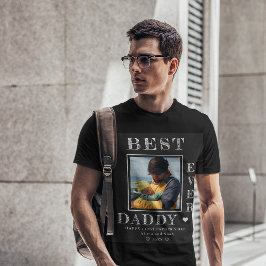 ファーストモダン・ファーザーズ・デーカスタム文字写真 Tシャツ