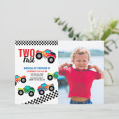 ファーストモンスタートラックレース2ndバースデーフォト 招待状 (スタンド正面)