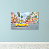 ファーストモーションコルベット» PCHとミアンシュリー キャンバスプリント (インサイチュ (ウッドフロア))