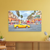 ファーストモーションコルベット» PCHとミアンシュリー キャンバスプリント (インサイチュ (リビング))