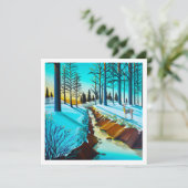 ファーストモーニングライト – ミニプリント (スタンド正面)