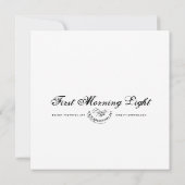 ファーストモーニングライト – ミニプリント (裏面)